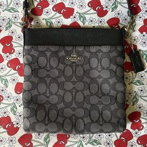 Coach Kitt Signature Messenger Crossbody